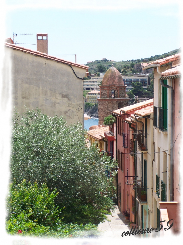 Vue sur la chapelle - Collioure