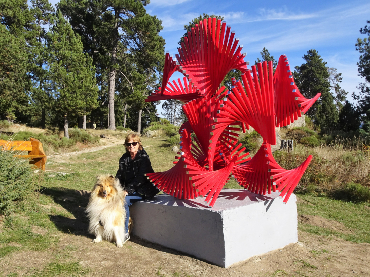 Musée sans mur , oeuvre d'art au bord du chemin  !! - Font-Romeu-Odeillo-Via