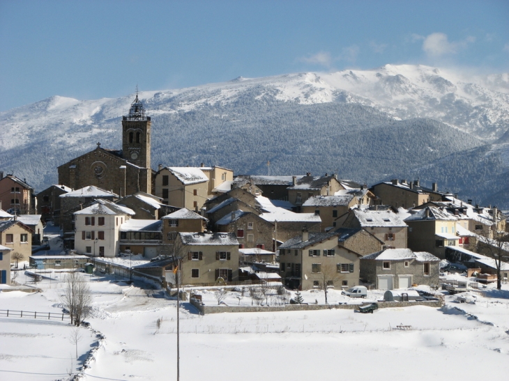 Vue du vieux village - Les Angles