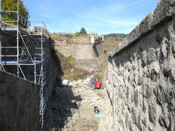 Travaux à Mont-Louis octobre 2009