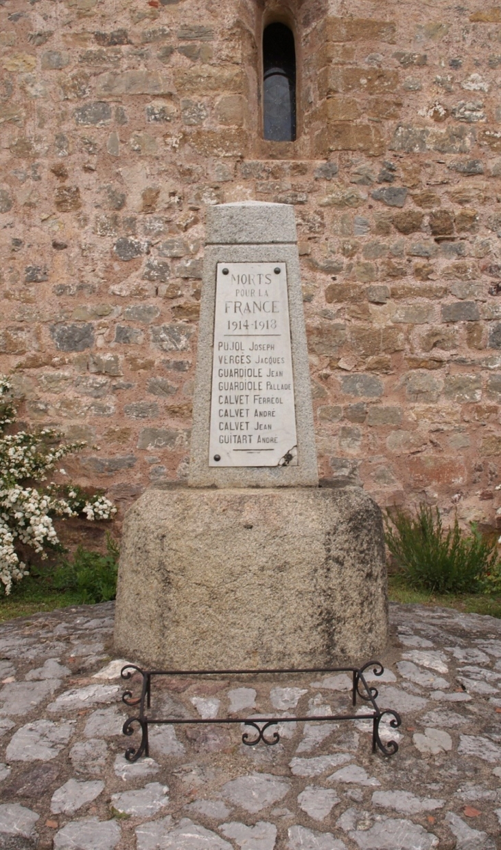 Monument-aux-Morts - Montbolo