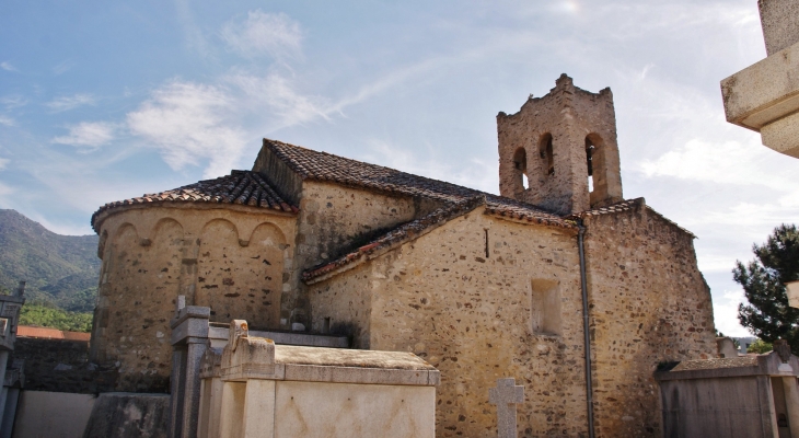 .  église St Saturnin 12 Em Siècle - Montesquieu-des-Albères