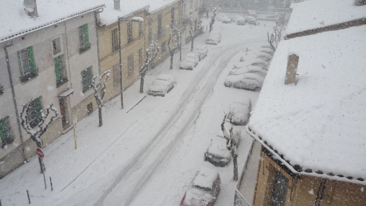 Perpignan sous la neige