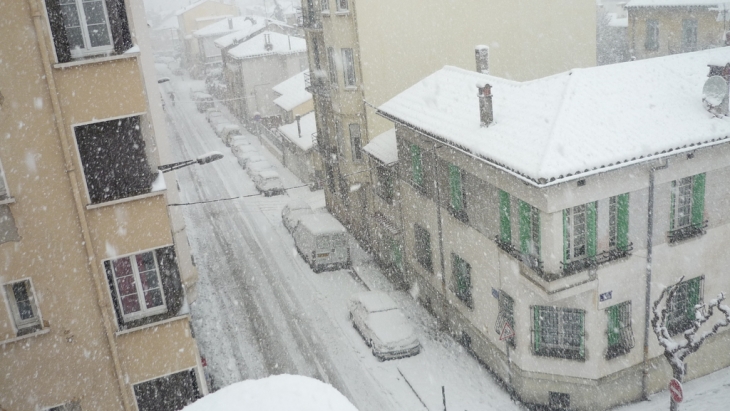 Perpignan sous la neige