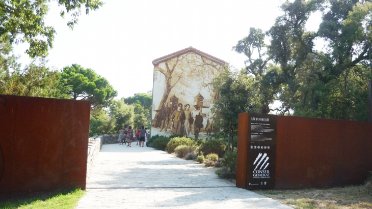 Entrée site de PAULILLES - Port-Vendres