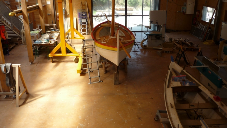 Atelier restauration de barques catalanes Paulilles - Port-Vendres