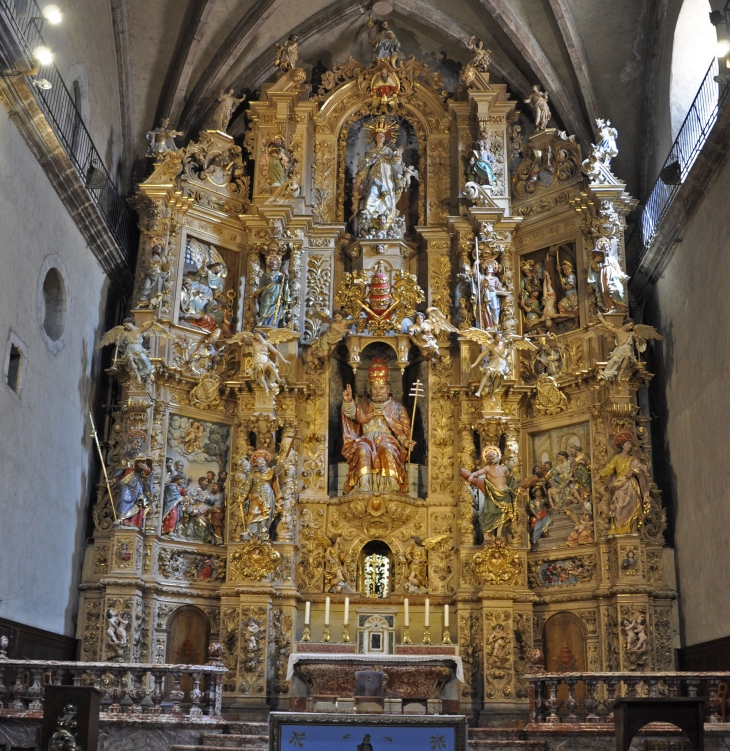 LE RETABLE  EGLISE DE PRADES