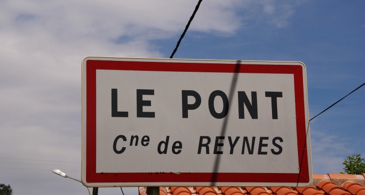 Le Pont commune de Reynes - Reynès