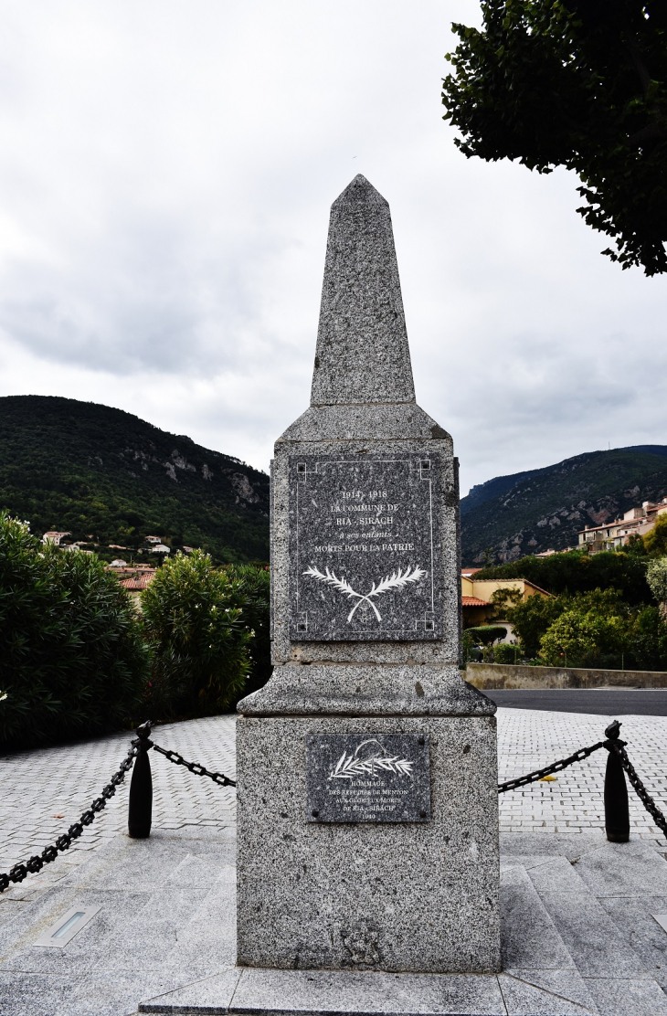 Monument-aux-Morts - Ria-Sirach