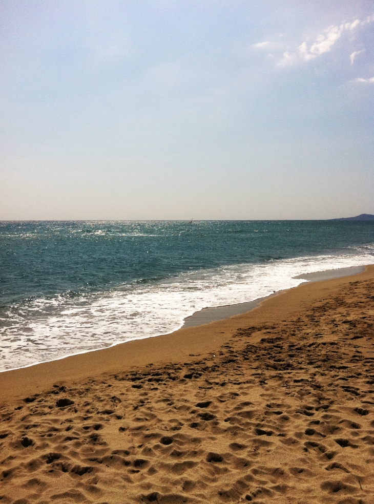 Plage entre Saint Cyprien et Canet en Roussillon - Saint-Cyprien