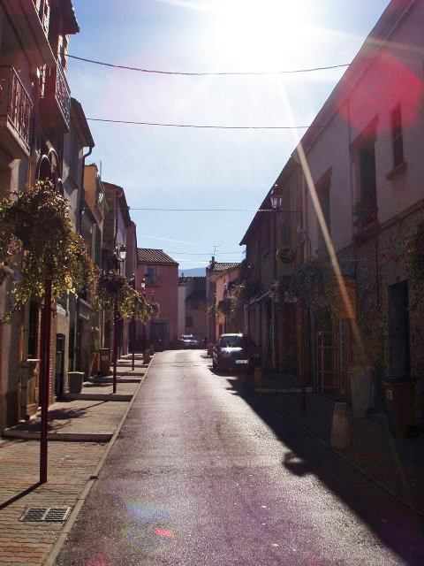 Rue du village de st Génis-des-Fontaines - Saint-Génis-des-Fontaines