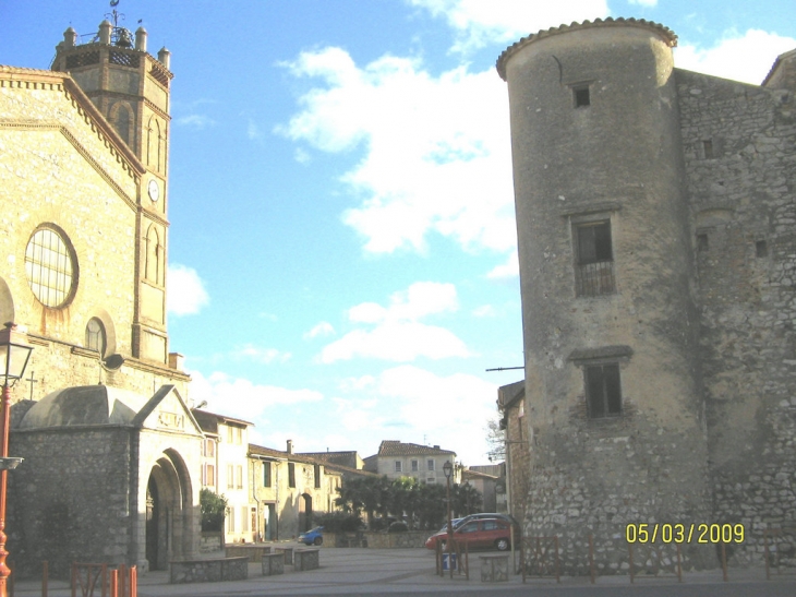 Chateau de saint hippolyte et avenue jeanne d'arc - Saint-Hippolyte