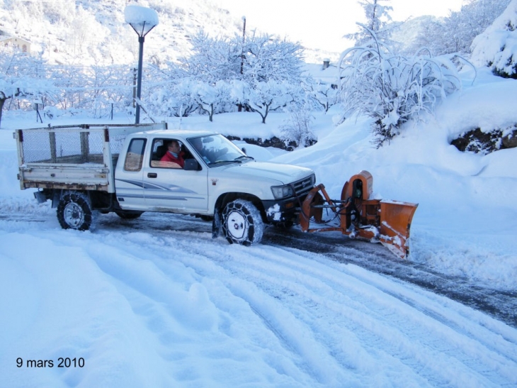 Serdinya sous la neige