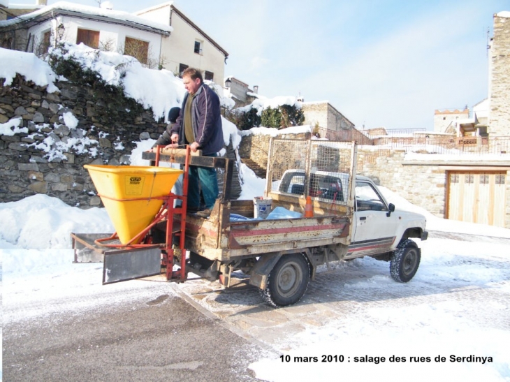 Serdinya sous la neige