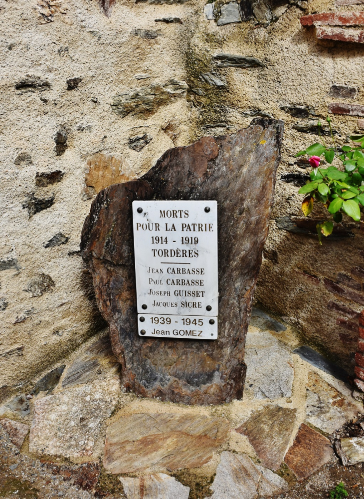 Monument-aux-Morts - Tordères