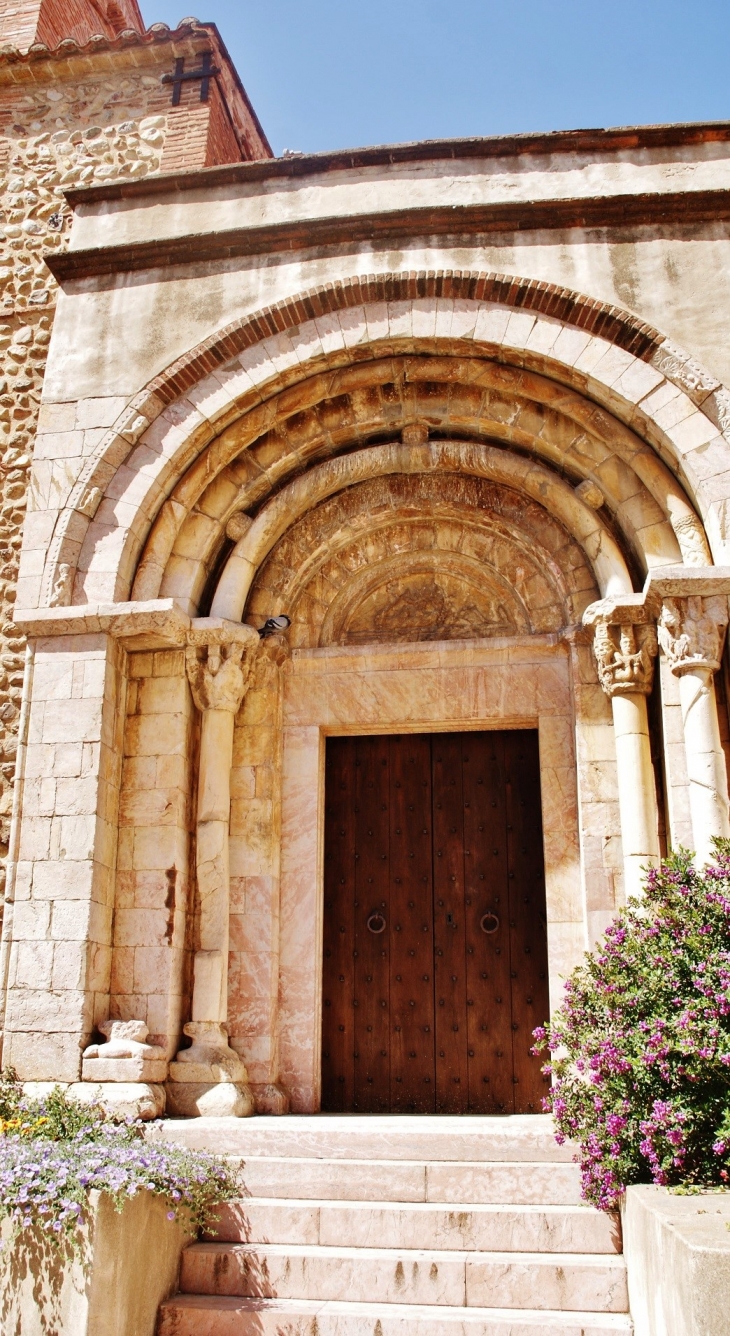     église Sainte-Marie ( Portail ) - Toulouges