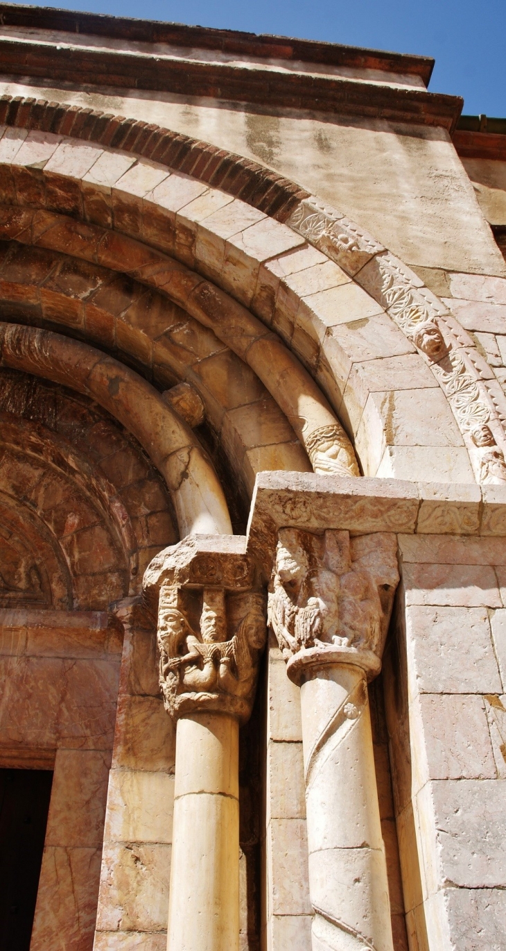     église Sainte-Marie ( Détail Portail ) - Toulouges