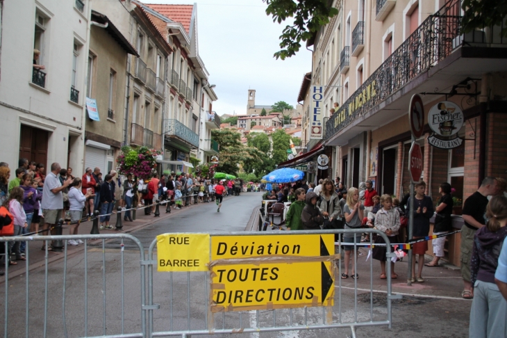 ARRIVEE DE LA COURSE  - Vernet-les-Bains