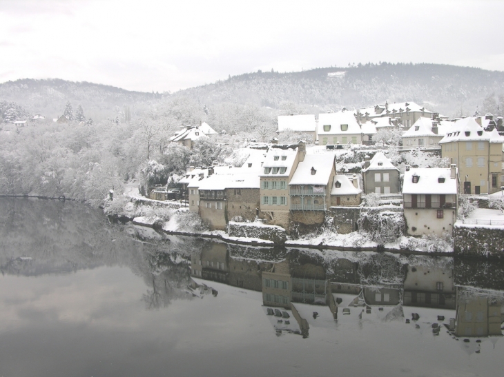 Neige à Argentat janvier 2006