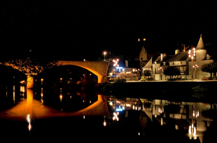 Les quais illuminés - Argentat