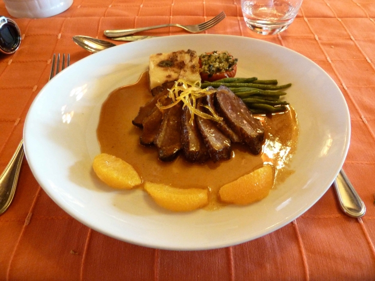 Assiette du restaurant  - Aubazines