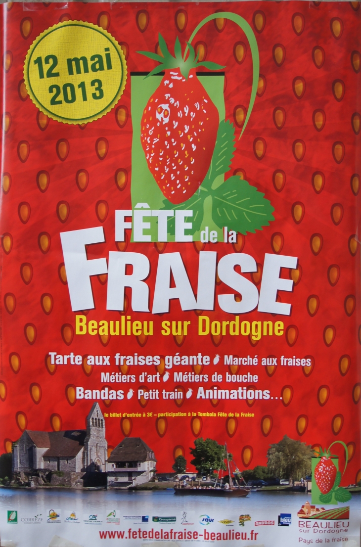 Fête de la fraise. - Beaulieu-sur-Dordogne