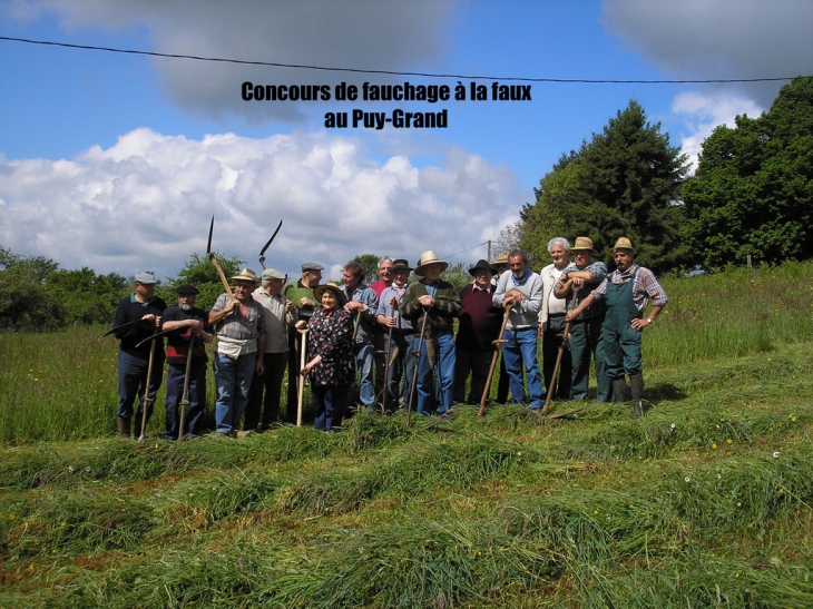 Les faucheurs après le concours - Chamboulive