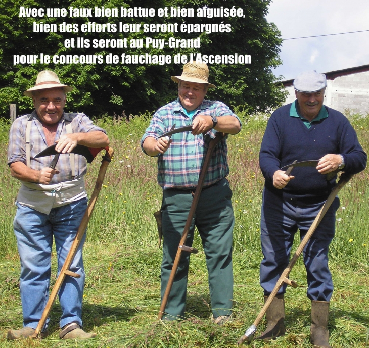 Cette année, concours de fauchage de l'Ascension le jeudi 17 mai 2012 - Chamboulive