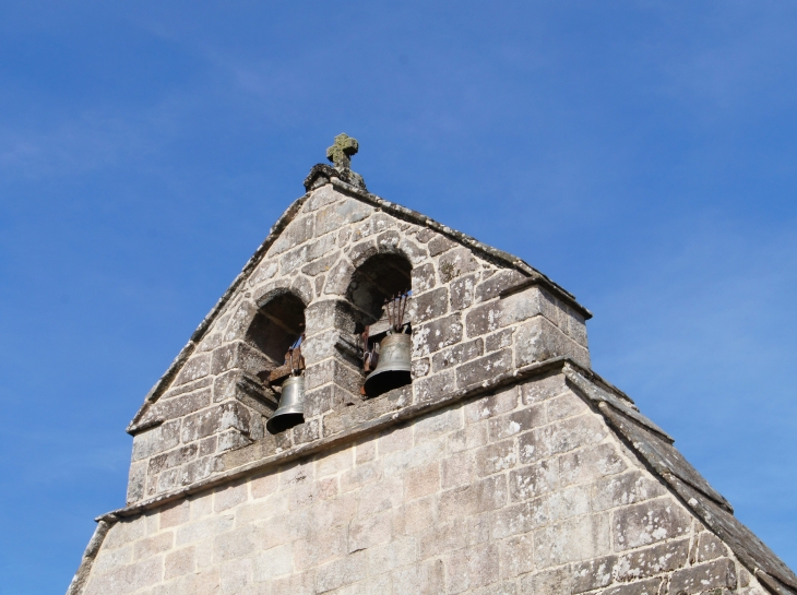 Le clocher-mur. - Chavanac