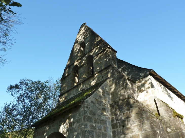 Clocher-porche de la Chapelle des Manants. - Confolent-Port-Dieu