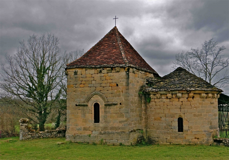 L'église Saint Hilaire La Combe - Curemonte