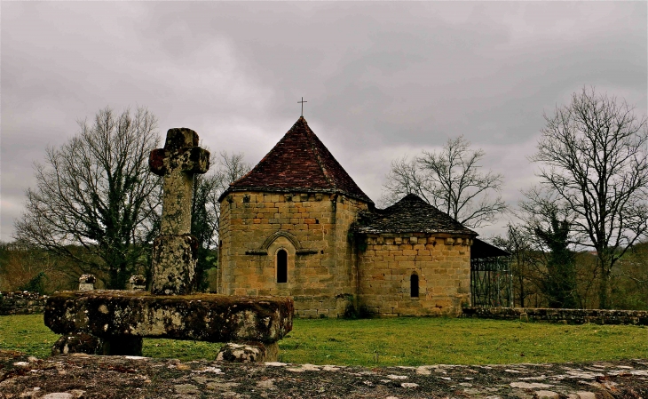 L'église Saint Hilaire La Combe - Curemonte