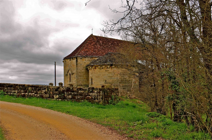 L'église Saint Hilaire La Combe - Curemonte