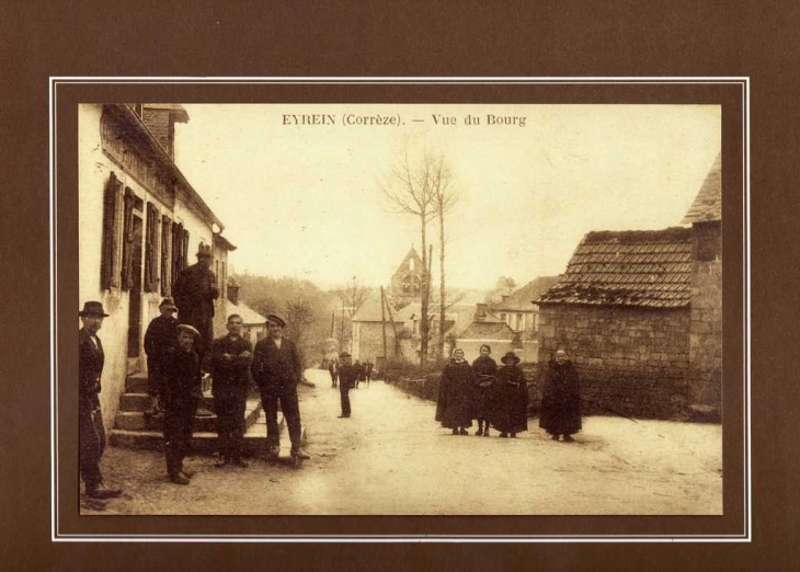 Vue du bourg ( 19 éme siècle ) - Eyrein