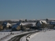 Entree du village en hiver