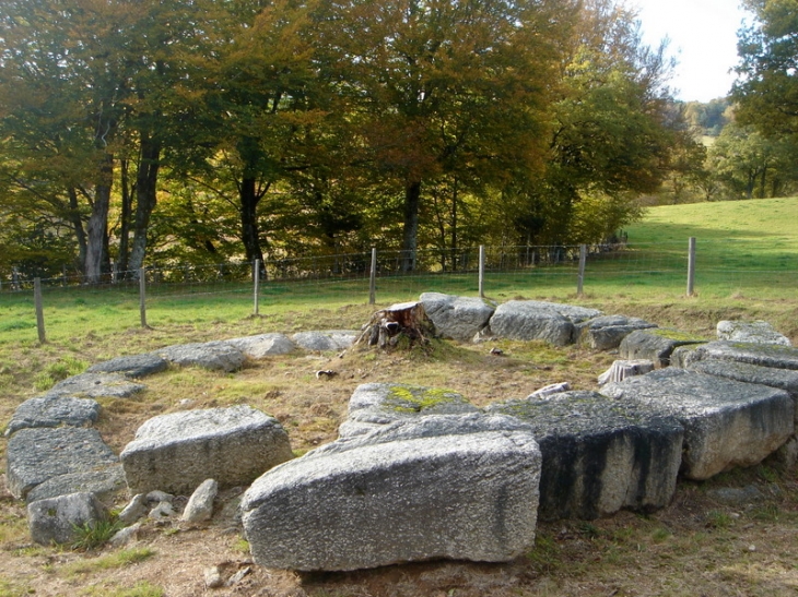 Tombeau funéraire du site Les Mazières - Gourdon-Murat