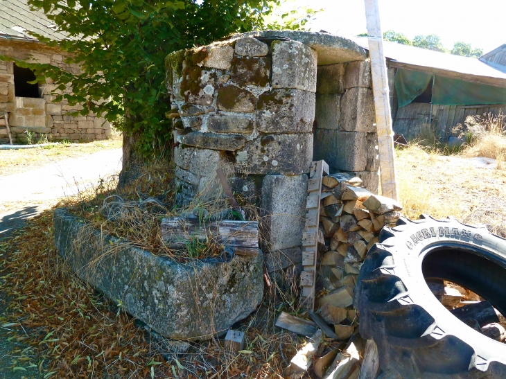 S.V.P. Petit patrimoine en danger à sauvegarder. Ancien puits près de l'église. - Meyrignac-l'Église