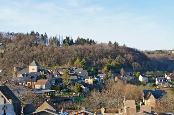 Vue sur le village. - Perpezac-le-Blanc