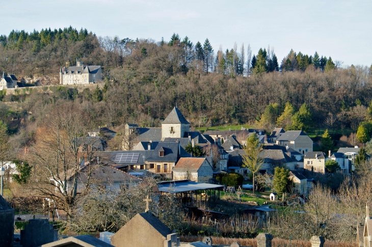 Vue sur le village. - Perpezac-le-Blanc