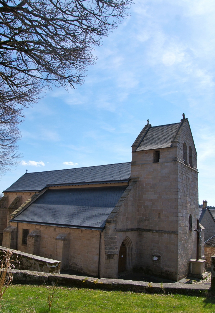 Eglise Saint-Pierre du XIIIe siècle restaurée et remaniée au cours du XIXe siècle. - Peyrelevade