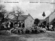 L'entrée du village de Cezeirat, vers 1907 (carte postale ancienne).