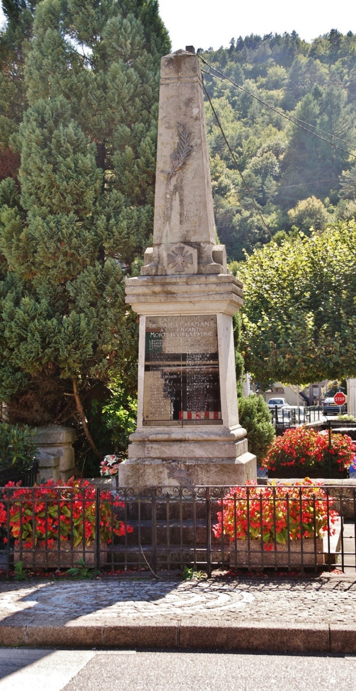 Monument-aux-Morts - Saint-Chamant