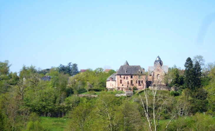 Chateau et  église de Saint Cyr la Roche - Saint-Cyr-la-Roche