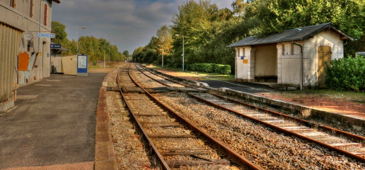 La gare de Corrèze - Saint-Priest-de-Gimel