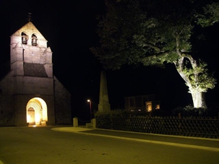 L'église de nuit - Saint-Rémy