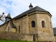 Le chevet de l'église Sainte-Radegonde.