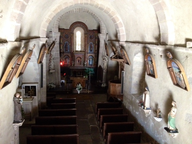 Intérieur de l'église. - Sornac