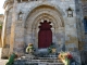 Porte polylobée du bras nord du transept : abbatiale Saint-Pierre.