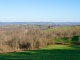 Vue de la route qui monte au vieux bourg.