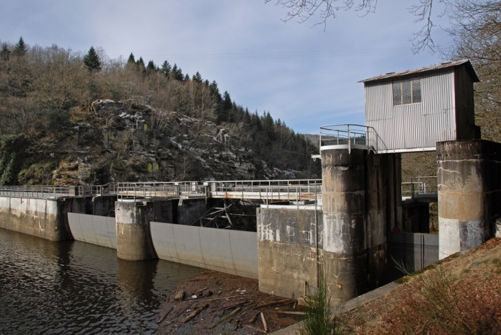 Barrage La Roche Talamie - Châtelus-le-Marcheix